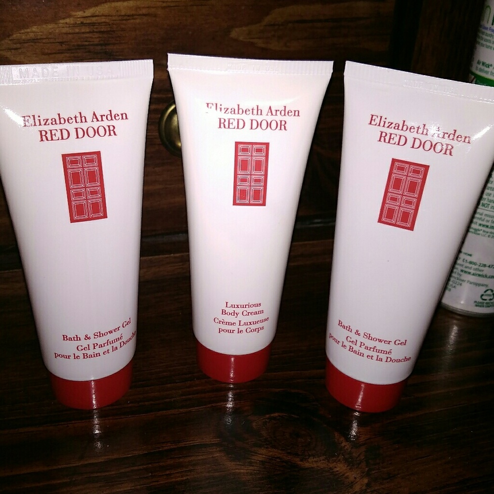 Body lotion.     Shower gel